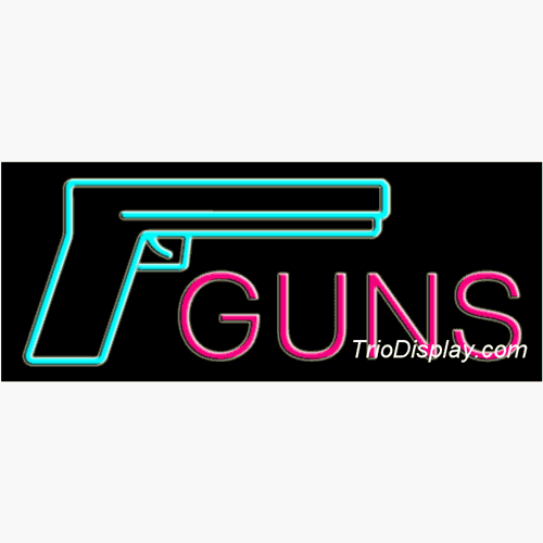 Guns Neon Signs