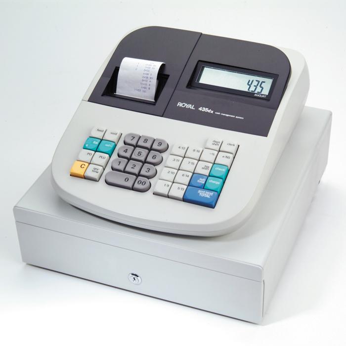 Royal 435DX Deluxe Cash Register TRIO Display