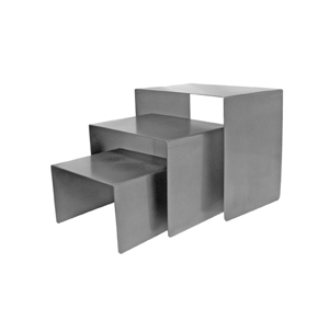 Cube Set - Raw Steel : [3 Cubes]