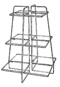 Three-Shelf Interlocking Tower (Acrylic)