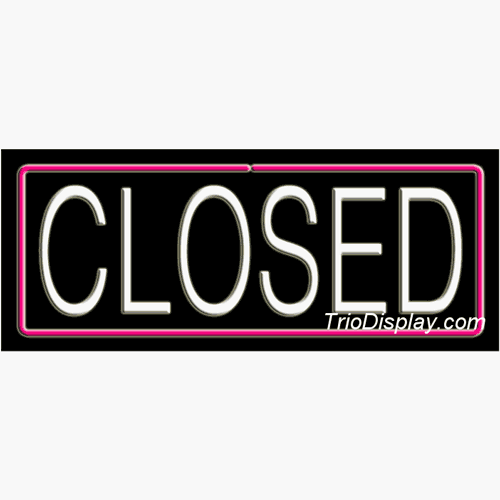 Closed Neon Signs