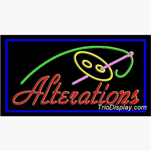 Alterations Neon Signs