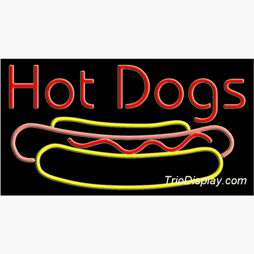Hot Dogs Neon Signs