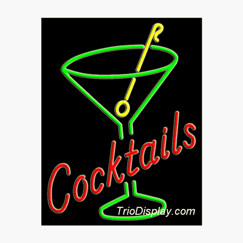 Cocktails Neon Signs