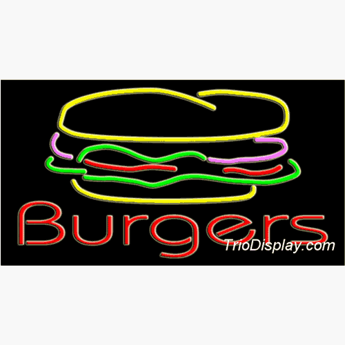 Burgers Neon Signs
