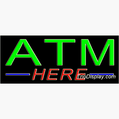 ATM Neon Signs