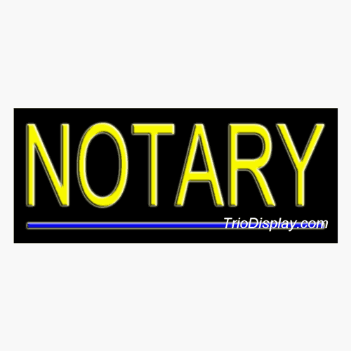 Notary Neon Signs