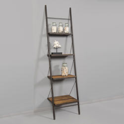 Vintage Loft 90" Ladder Bookshelf