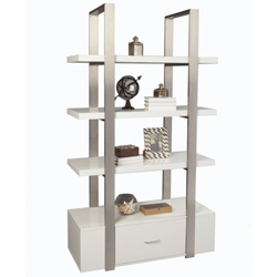 Moderne Tower Gloss White Etagere