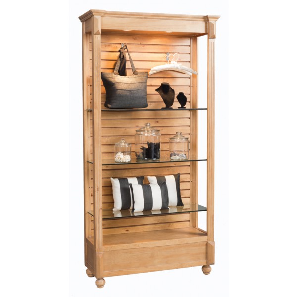 Euro Wall Etagere with Slatwall