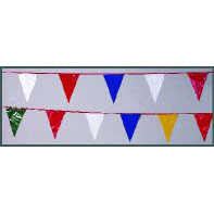 Multi-colored Poly Pennants Outdoor Flags