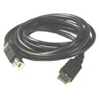 Micro Connectors USB 2.0 Cable A/B - 10ft