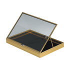 Portable Display Case Long Hinged 34"W X 22"L X 3 3/8"H