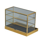 Portable Shelved Display Case 34\"W X 22\"L X 25\"H