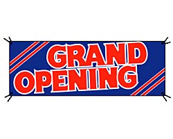Grand Opening Banner 01 - 19"x56"