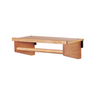 Wooden Slatwall Shelf with Hang Bar