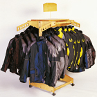 Heavy Duty Wooden Clothing Rack