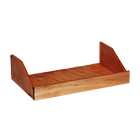 Wooden Bin Rack Shelf