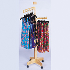 Two-Way Wooden Clothing Rack
