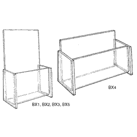 Deluxe Brochure Holder 4 1/4 x 6 3/4 x 3 1/2 (Acrylic)