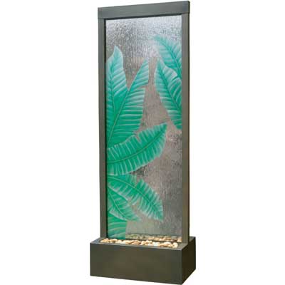 Gardenfall: Palm Leaves w/ Gold Dust Frame