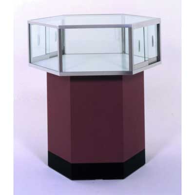 F-Series Hexagonal Jewelry Pedestal 30"L