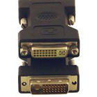 Micro Connectors DVI-D Male TO DVI-I Female Adapter