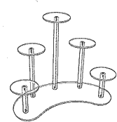 Semi-Circle Base Risers 24 1/2" (Acrylic)