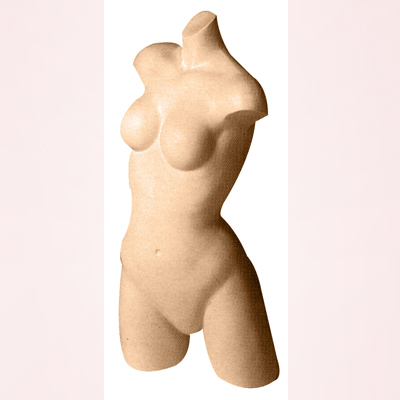 Woman's Self-Standing Torso Display Form