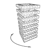 Multistory Display Bins