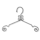 Decorative Scroll Blouse Hanger : [Raw Steel]