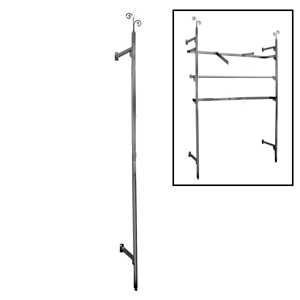 96" x 1" Raw Steel Outrigger : [Raw Steel]