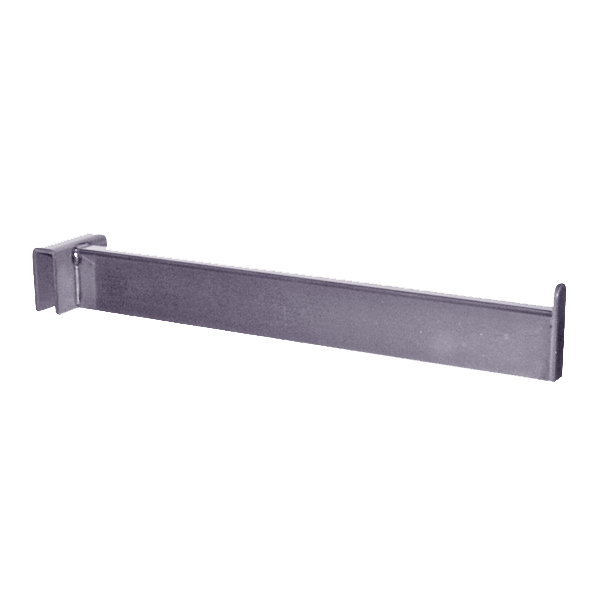 [ Raw Steel ] Rectangular Saddle Mount 12" Straight Arm