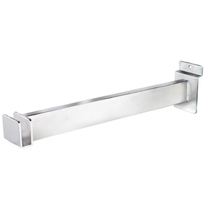 12" Rectangular Tubing Slatwall Bracket