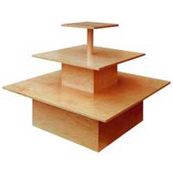 3 Tier Table - 48" Bottom - 24" Middle - 12" Top