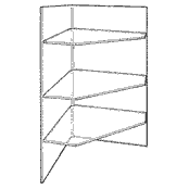 Corner Shelf: S (Acrylic)