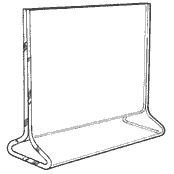 Top-Loading Acrylic Frame 8 1/2 x 11 (Acrylic)