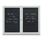 Outdoor Radius Letterboards