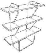 Vertical Shelf (Acrylic)
