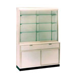 Wallcase with Ledge Drawers door