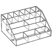 Standard Bin: 3 Trays (acrylic)