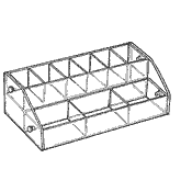 Standard Bin: 2 Trays (acrylic)