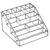 Standard Bin: 4 Trays (acrylic)