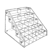 Standard Bin: 5 Trays (acrylic)