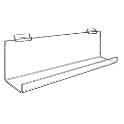 Large "J" Shelves