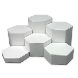 Hexagonal Display Set [white]