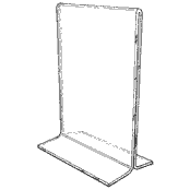 Bottom-Loading Acrylic Frame 5 1/2 x 7 (Acrylic)