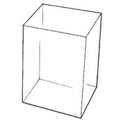 Extra Large Acrylic Block 3" x 3" x 4" (Acrylic)