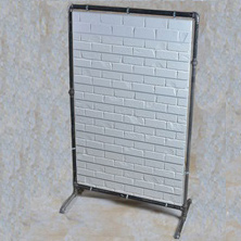 Textured Brick Slatwall Fixture