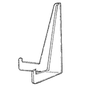 Miniature Triangular Easel CAB4 3 3/8 x 3 1/8 (Acrylic)